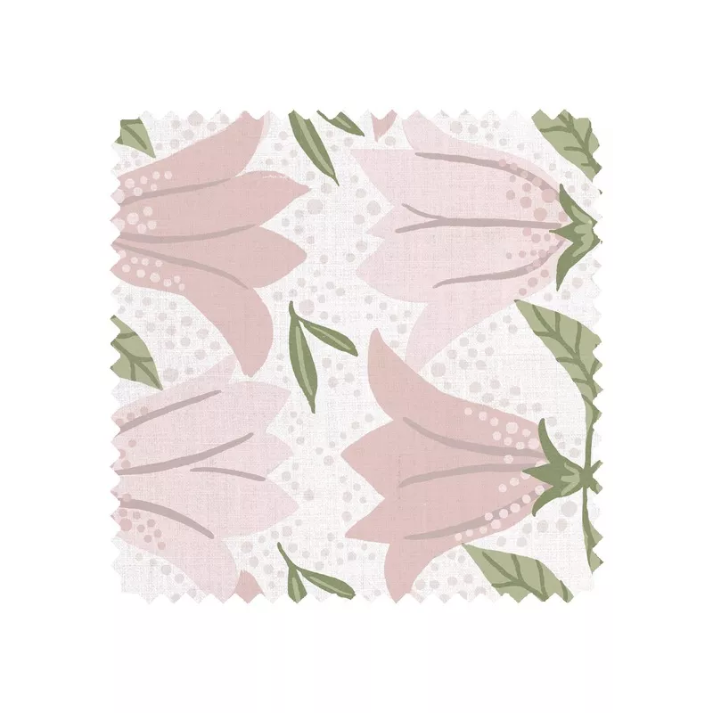 ‘Astrid’ Linen Fabric by Sarah Jessica Parker – Petal Pink