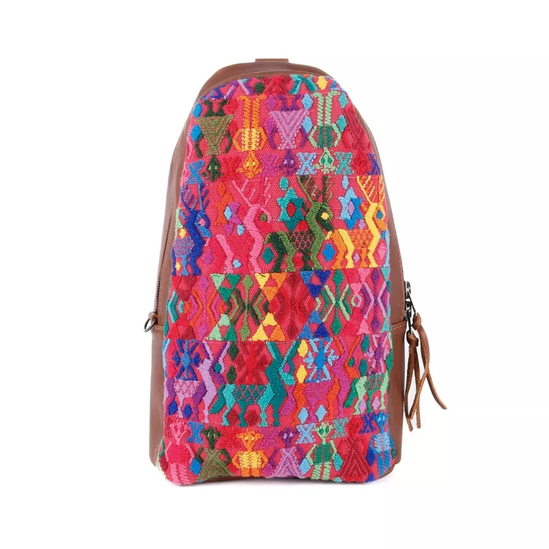**CLOSEOUT** CROSSBODY SLING 2.0 – OOAK – CAFE – NO. 13904 Cafe