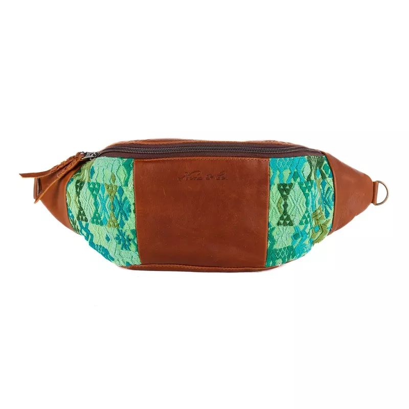 **CLOSEOUT** MANNY PACK – OOAK HUIPIL TEXTILE – CAFE – NO. 10864 CAFE
