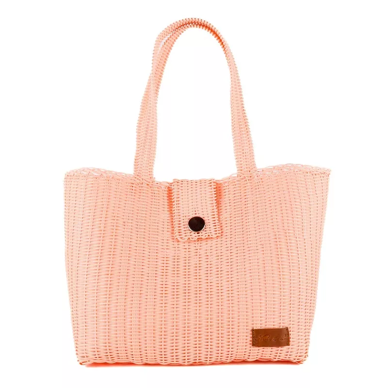 **CLOSEOUT** WOVEN UPCYCLED TOTE – LARGE – NO. 16112