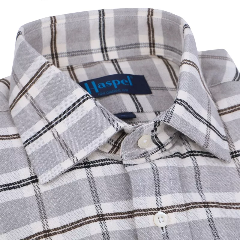 *** FINAL SALE *** Girod Gray Brushed Plaid