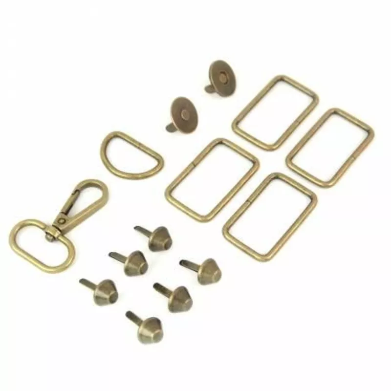 Molly Spacious Satchel Hardware Kit – Antique