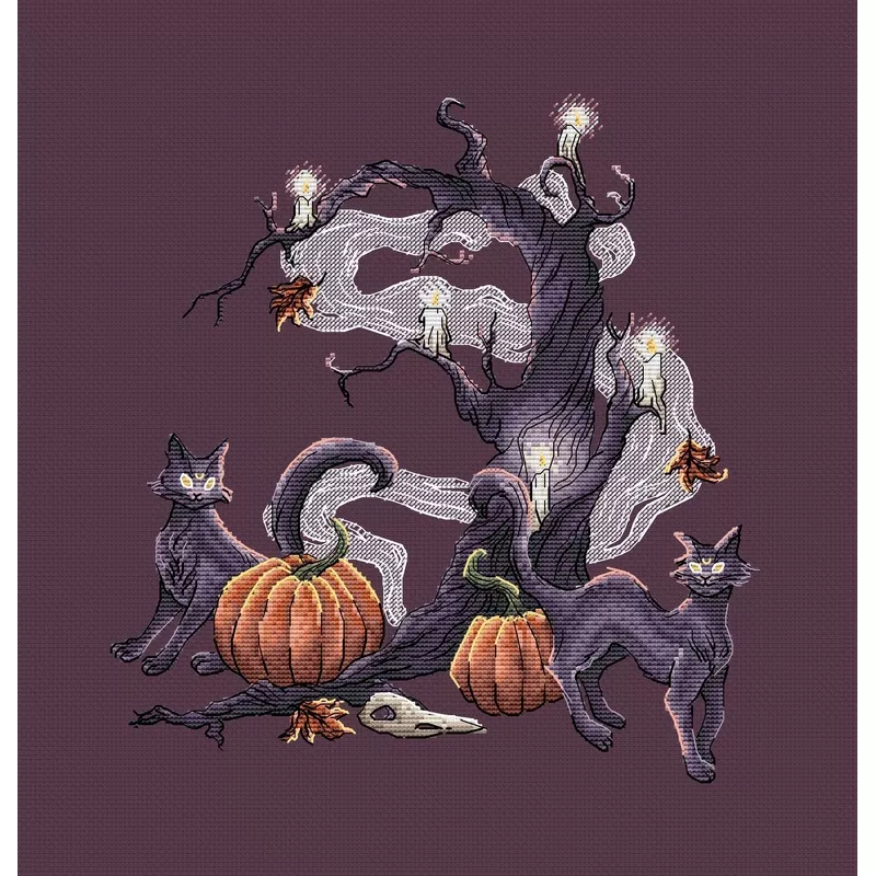 Samhain ats – PDF Cross Stitch Patter