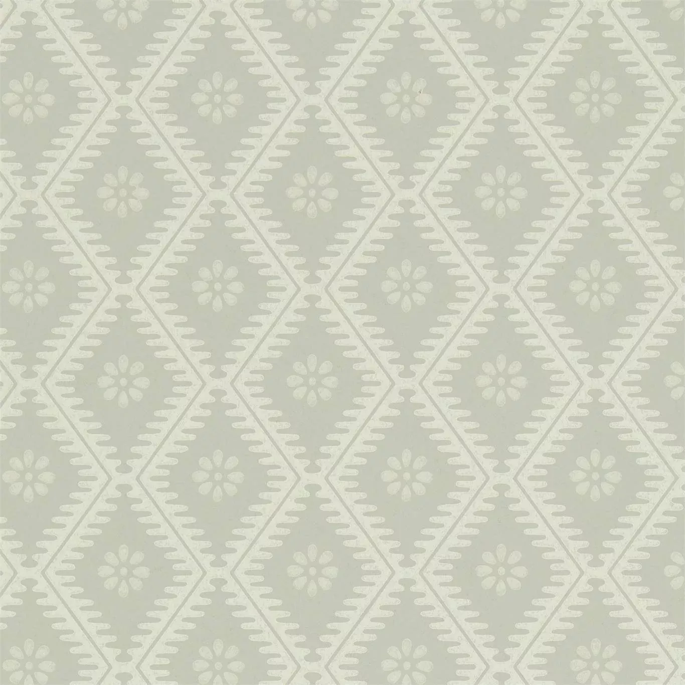 SANDERSON Witney Daisy Wallpaper Geometric LagoonSurface- Printed Wallpaper - DLMW216873