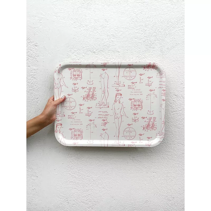 ‘TRAY – ‘Barbie x Wallshoppe Barbie Blueprint
