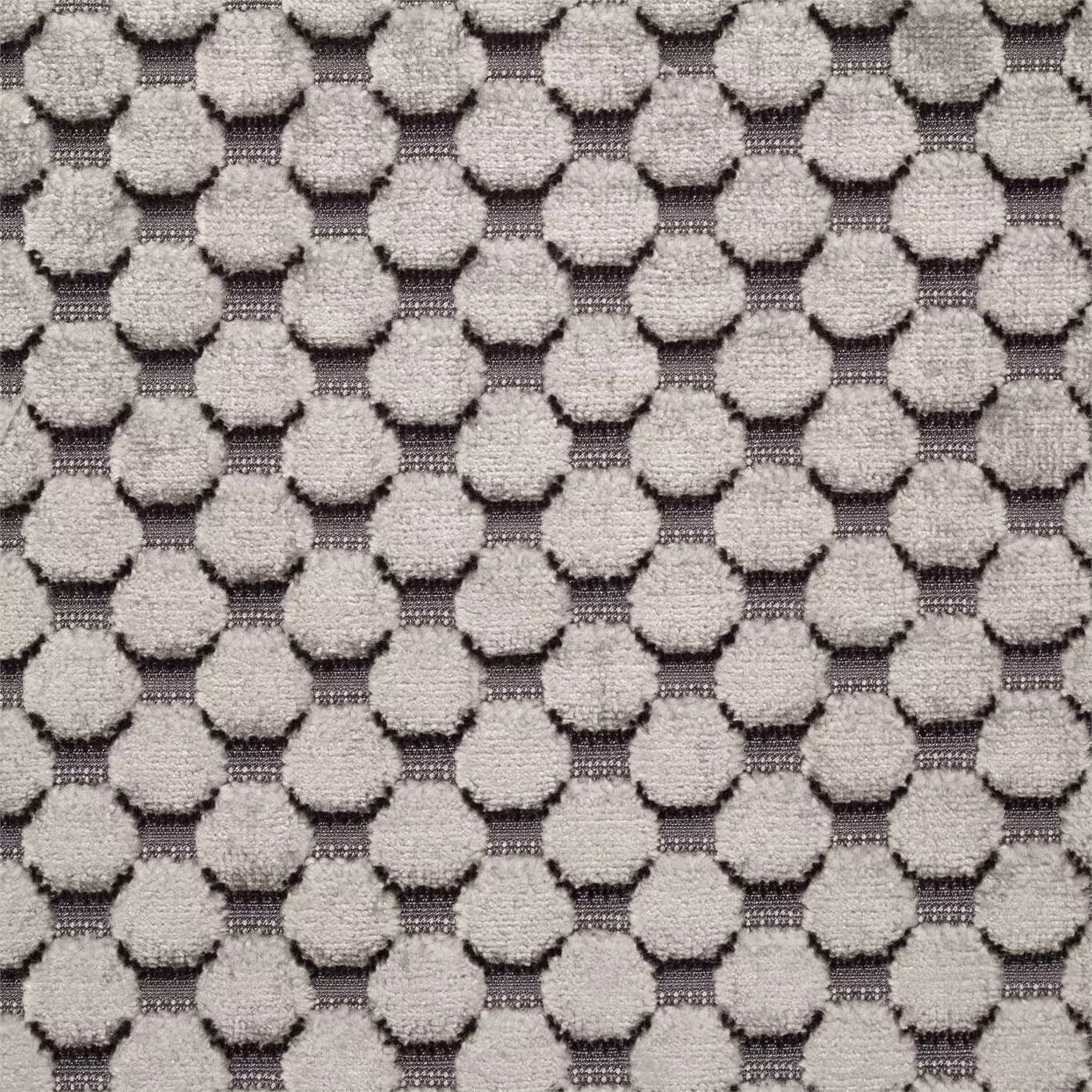 ZOFFANY Tespi Spot Fabric Spots Pewter,Silver - ZTSV332172