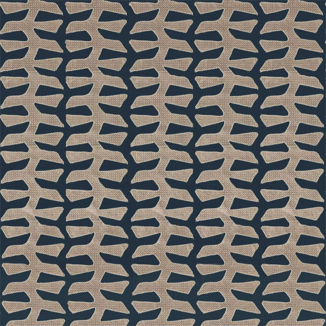 ZOFFANY Verdi Applique Fabric Stripes Gargoyle - ZICO333014