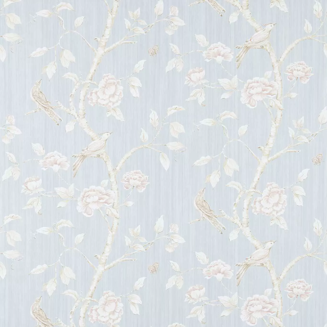 ZOFFANY Woodville Wallpaper Birds La SeineRotary/Gravure Wallpaper - ZWOO311346