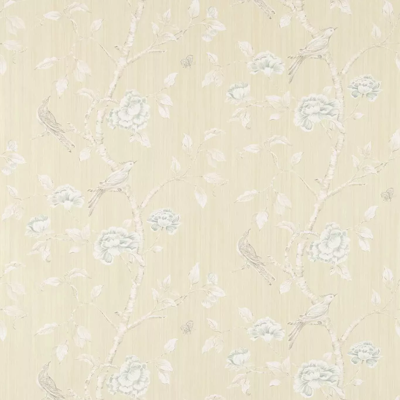 ZOFFANY Woodville Wallpaper Birds PebbleRotary/Gravure Wallpaper - ZWOO311345